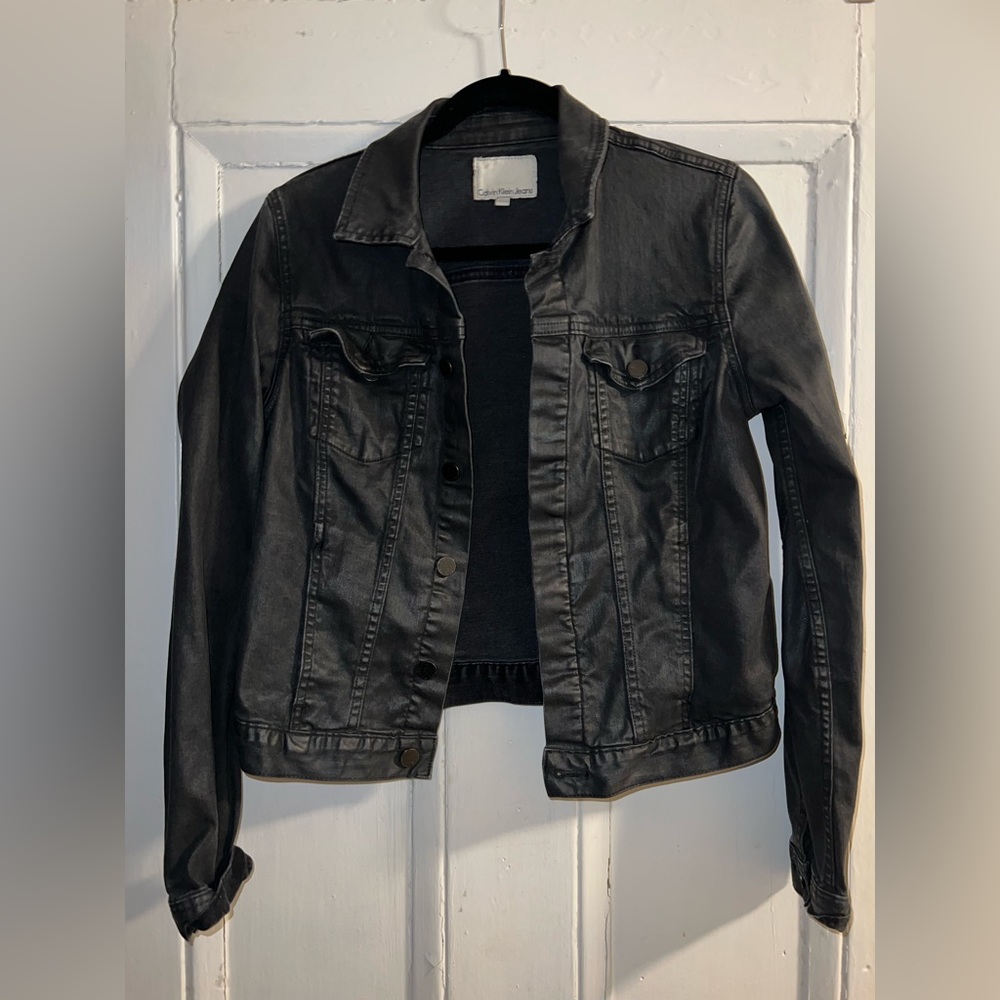 Calvin Klein Black Jean Jacket